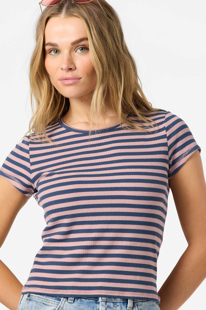 O'Riginals Yarn Dye Baby Tee - Deauville Mauve | O'Neill