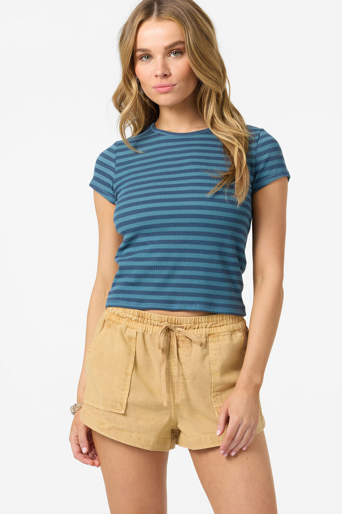 O'Riginals Yarn Dye Baby Tee - Blue Fusion | O'Neill