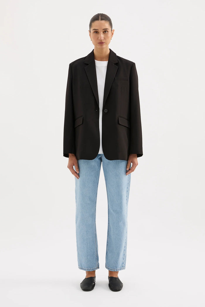 Orla Black Relaxed Blazer