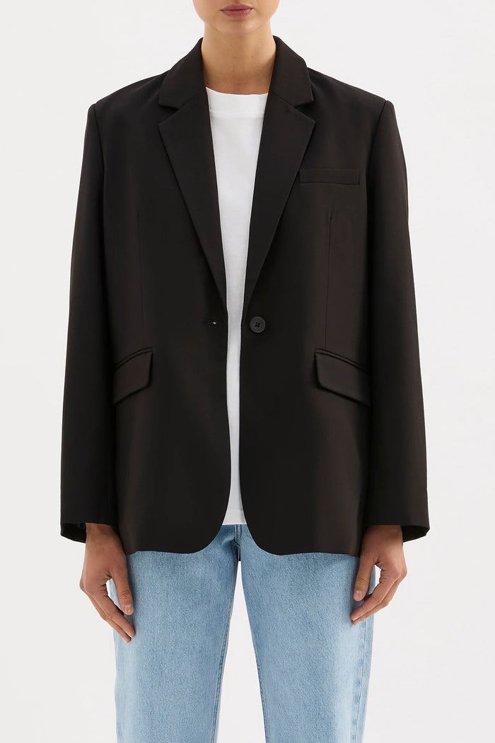 Orla Black Relaxed Blazer