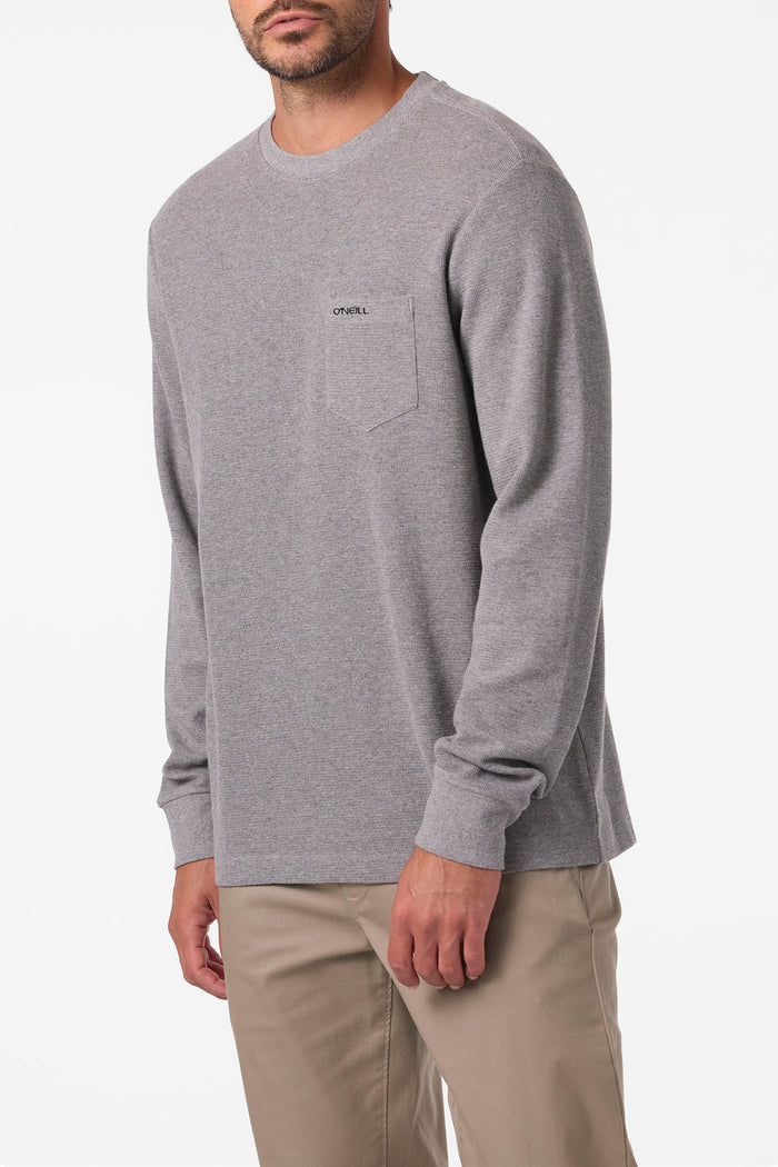 Overland Thermal Long Sleeve Pullover - Heather Grey | O'Neill