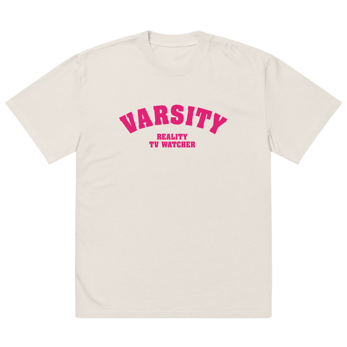 Oversized Varsity Reality Tee