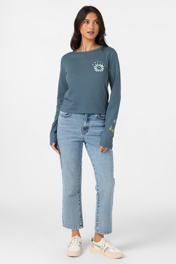 Pacific Bloom Long Sleeve Tee - Dark Slate | O'Neill