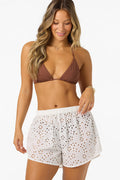 Pam Cover-Up Shorts - White | O'Neill