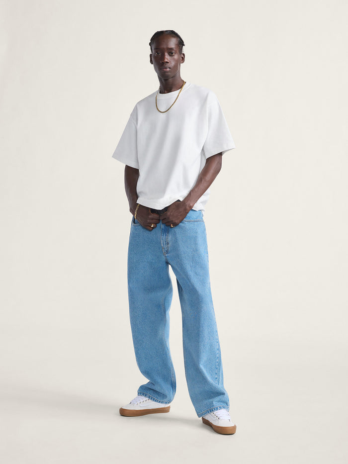 Pantalon Hombre Check-5 Baggy Denim  Azul Vans