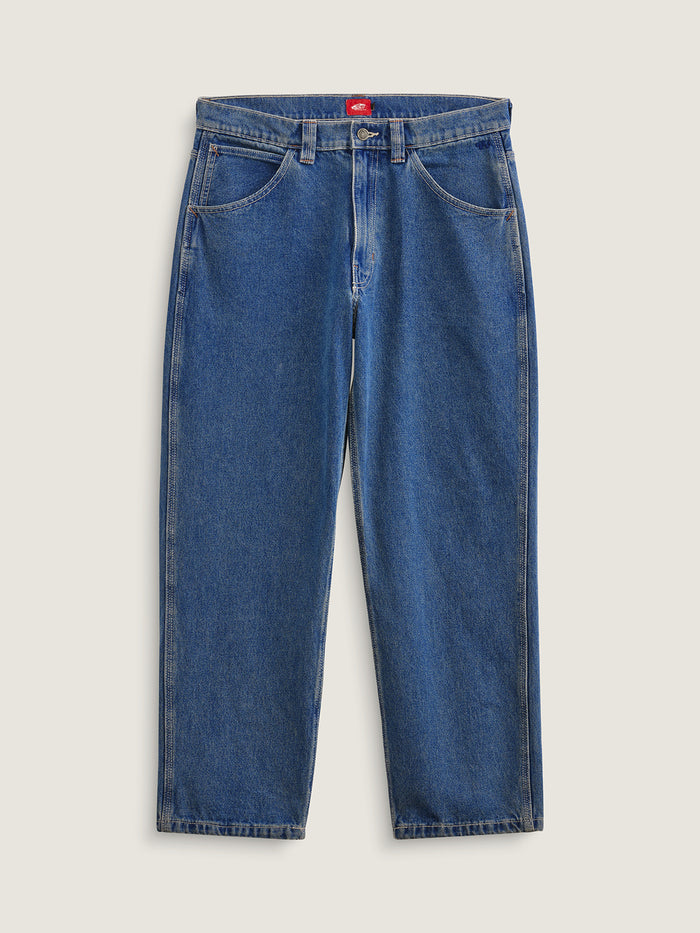 Pantalón Hombre Skate Check-5 Loose Azul Vans
