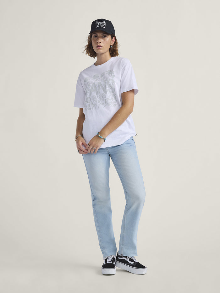 Pantalon Mujer Annabelle Straight Celeste Vans