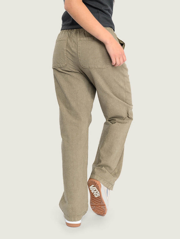 Pantalón Mujer Eun Elastic Verde Vans