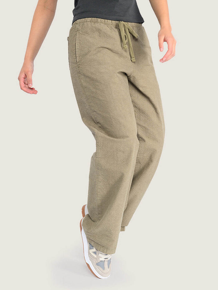 Pantalón Mujer Eun Elastic Verde Vans