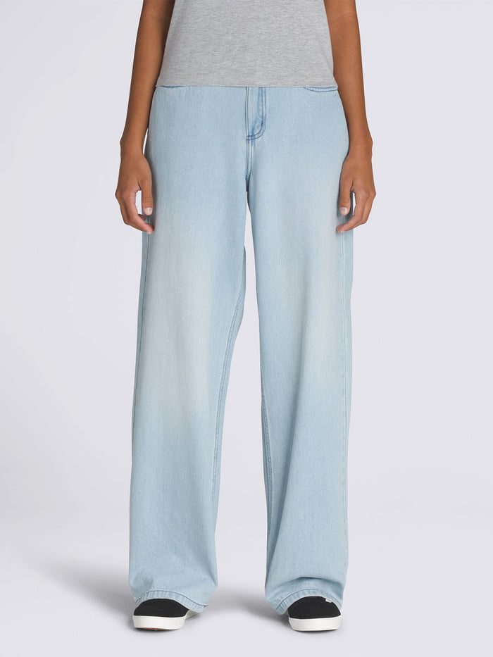 Pantalon Mujer Sirelle 5 Pocket Pud Celeste Vans