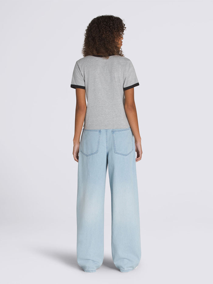 Pantalon Mujer Sirelle 5 Pocket Pud Celeste Vans