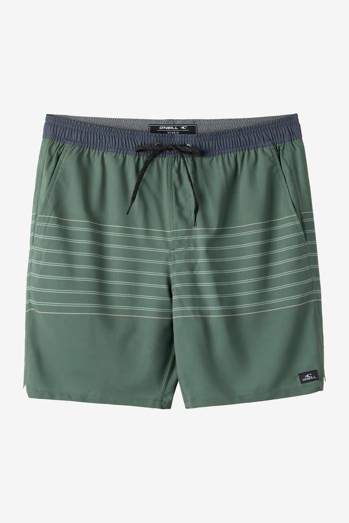 Perform Light Lined Elastic Waist 17" Hybrid Shorts - Dark Olive | O'Neill