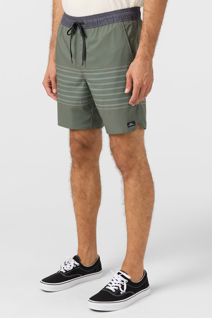 Perform Light Lined Elastic Waist 17" Hybrid Shorts - Dark Olive | O'Neill