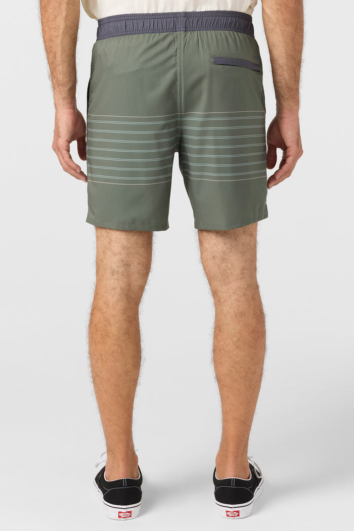 Perform Light Lined Elastic Waist 17" Hybrid Shorts - Dark Olive | O'Neill