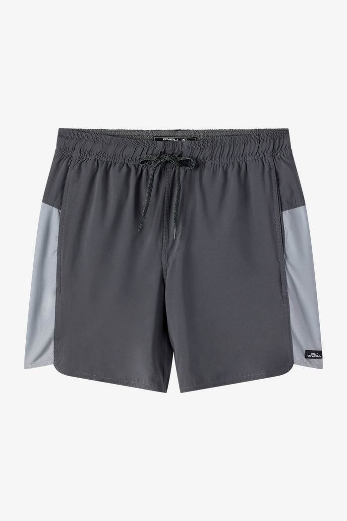 Perform Light Tech Panel Lined Elastic Waist 17" Hybrid Shorts - Graphite | O'Neill