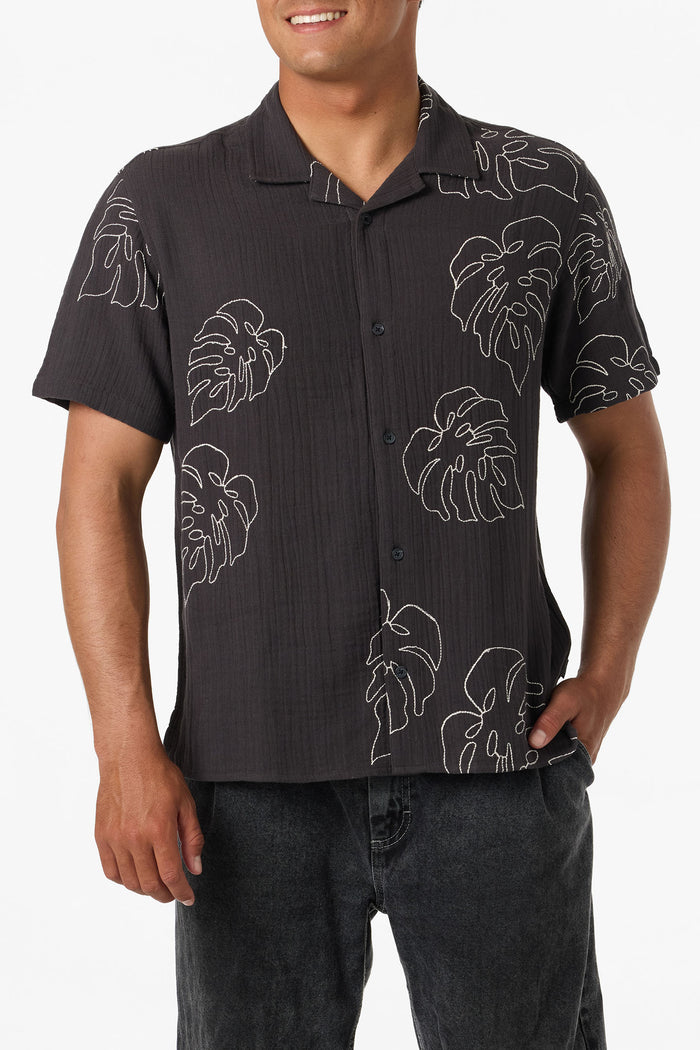 Pipeline Rodeo Monstera Shirt - Phantom | O'Neill
