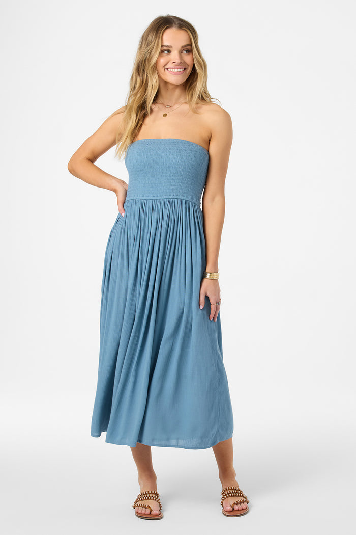 Piper Dress Midi Dress - Provincial Blue | O'Neill