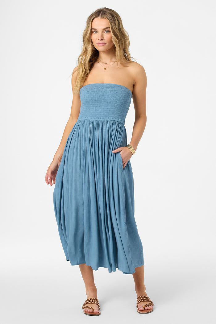 Piper Dress Midi Dress - Provincial Blue | O'Neill