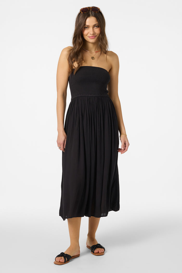 Piper Midi Dress - Black | O'Neill