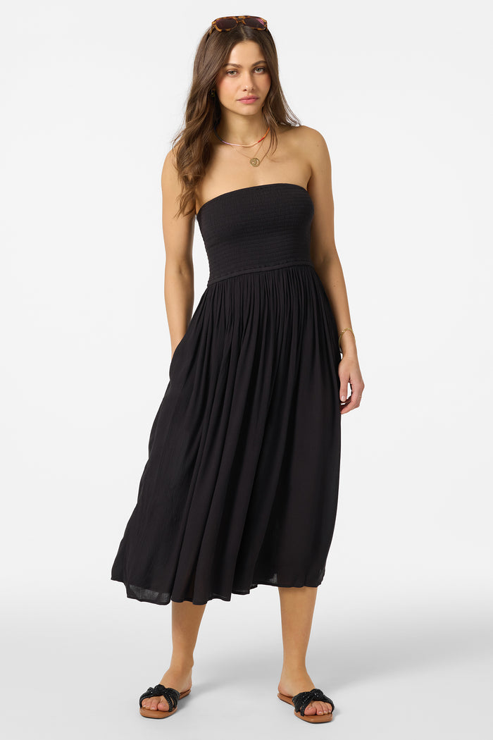 Piper Midi Dress - Black | O'Neill