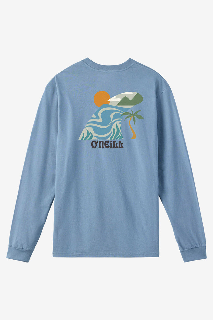 Pivot Standard Fit Long Sleeve Tee - Blue Mirage | O'Neill
