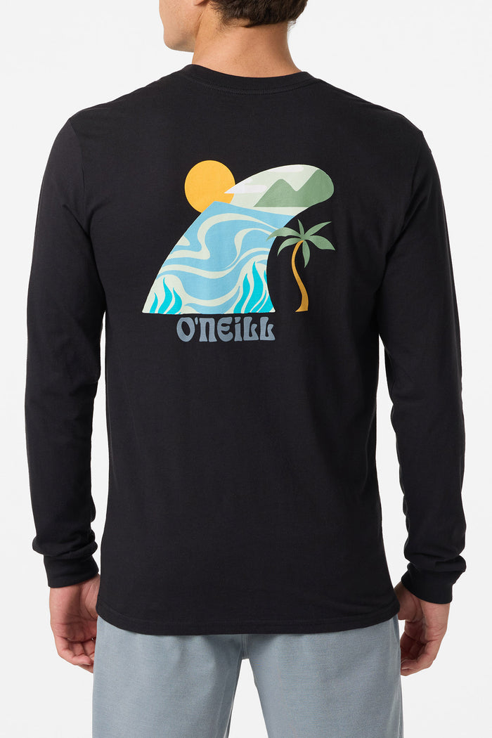 Pivot Standard Fit Long Sleeve Tee - Black | O'Neill