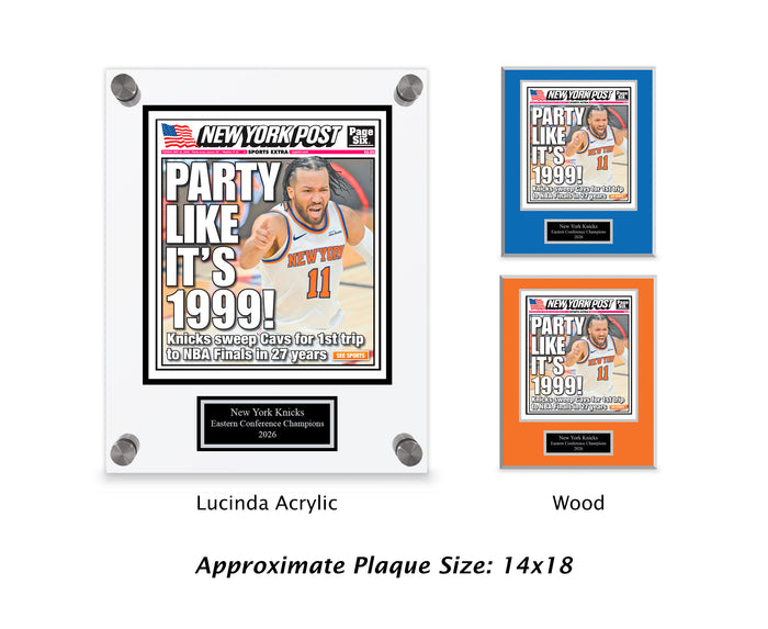 Playoff Plaque Cover "1999" - May 26, 2026
