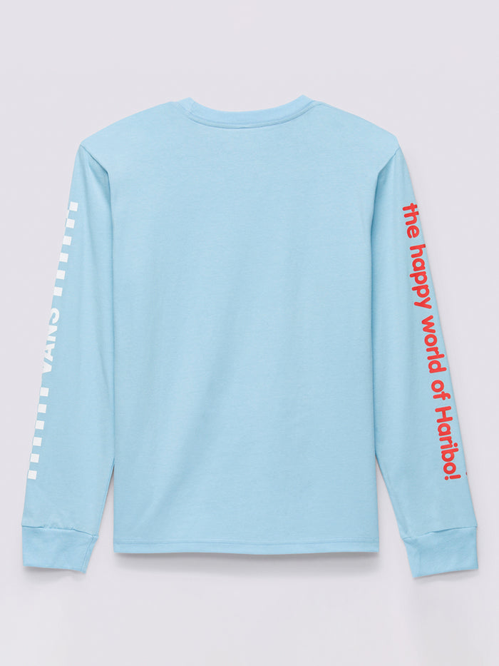 Polera Haribo Ls (8-14 AñOs) Celeste