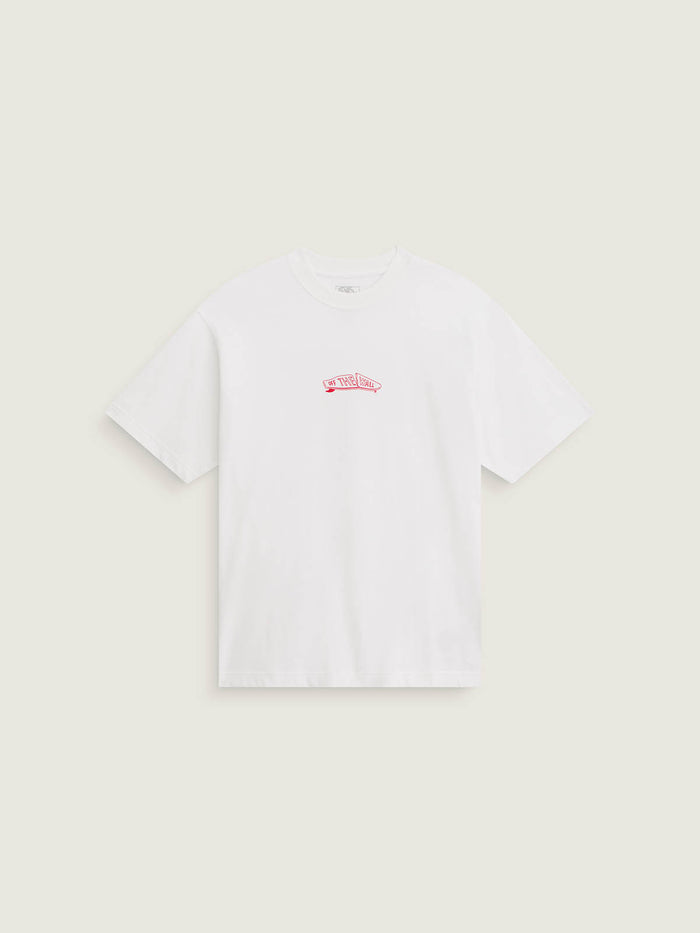 Polera M/C Hombre Buckled Tee Blanco Vans