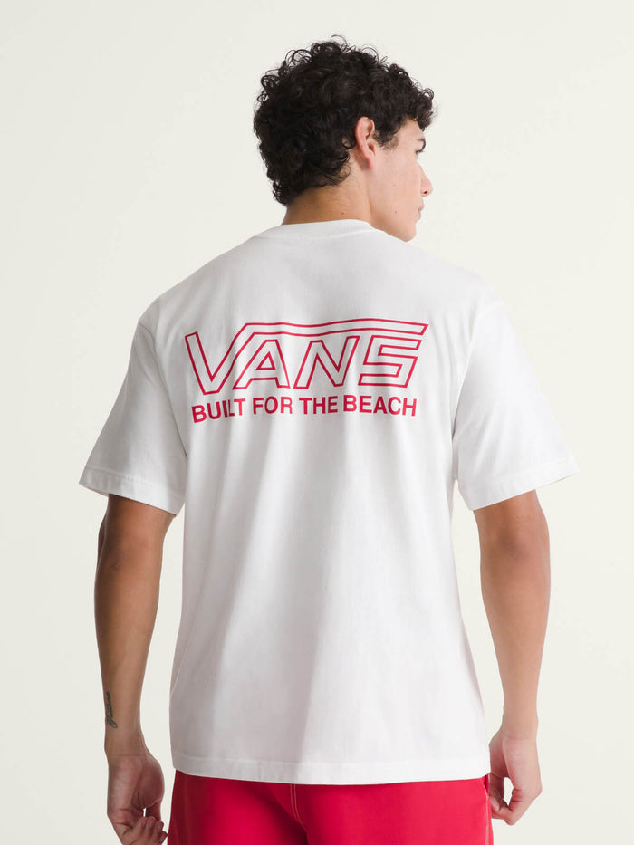 Polera M/C Hombre Buckled Tee Blanco Vans