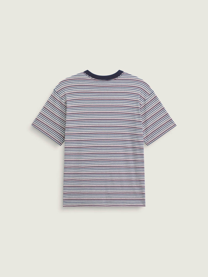 Polera M/C Hombre Cameron Stripe Knit Azul Vans