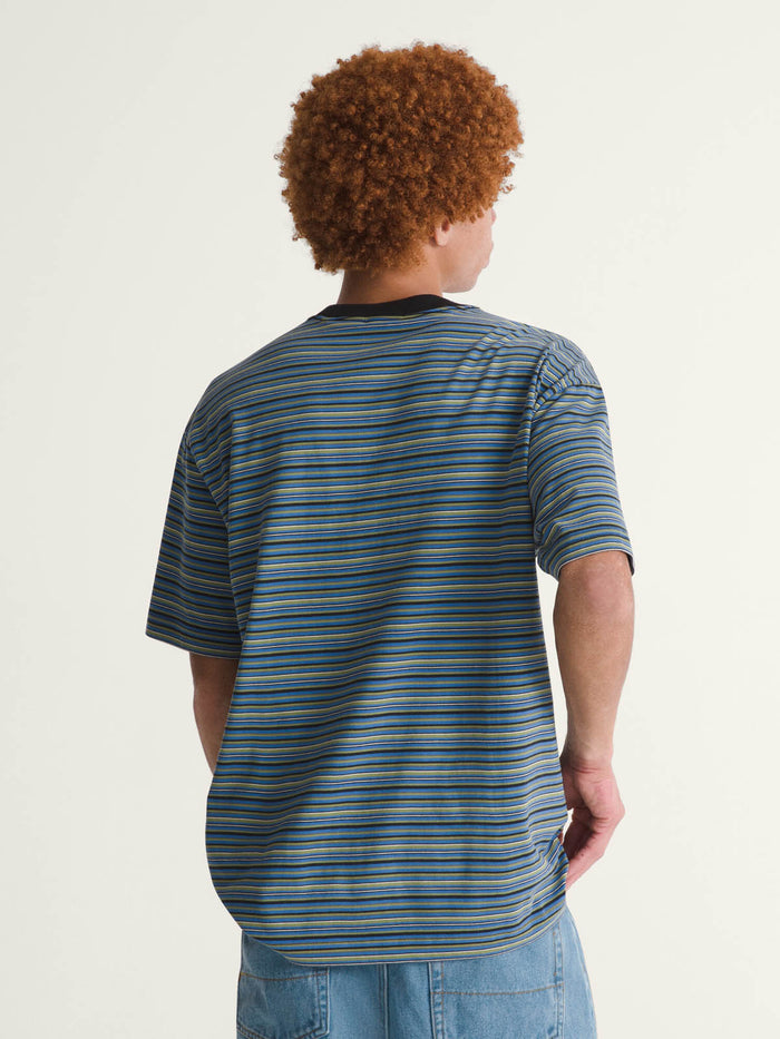 Polera M/C Hombre Cameron Stripe Knit Negro Vans