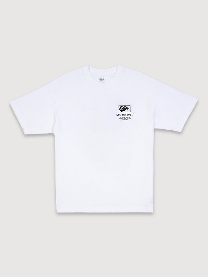 Polera M/C Hombre Circle Bones Blanco Vans