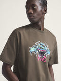 Polera M/C Hombre Goofy Ghoul Café Vans