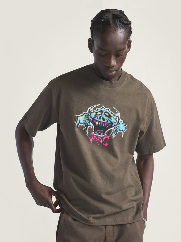 Polera M/C Hombre Goofy Ghoul Café Vans