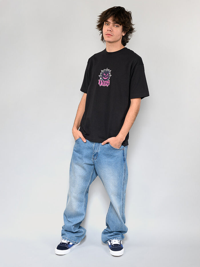 Polera M/C Hombre Happy Spike Negro Vans