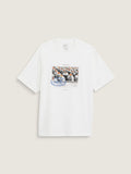 Polera M/C Hombre Style Tips Blanco Vans