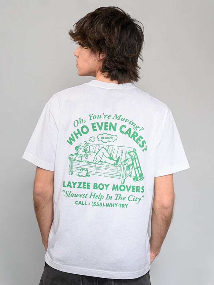 Polera M/C Hombre Moving Co Blanco Vans