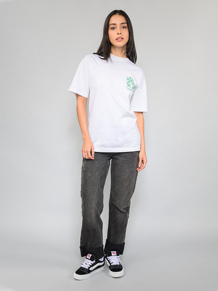 Polera M/C Hombre Moving Co Blanco Vans