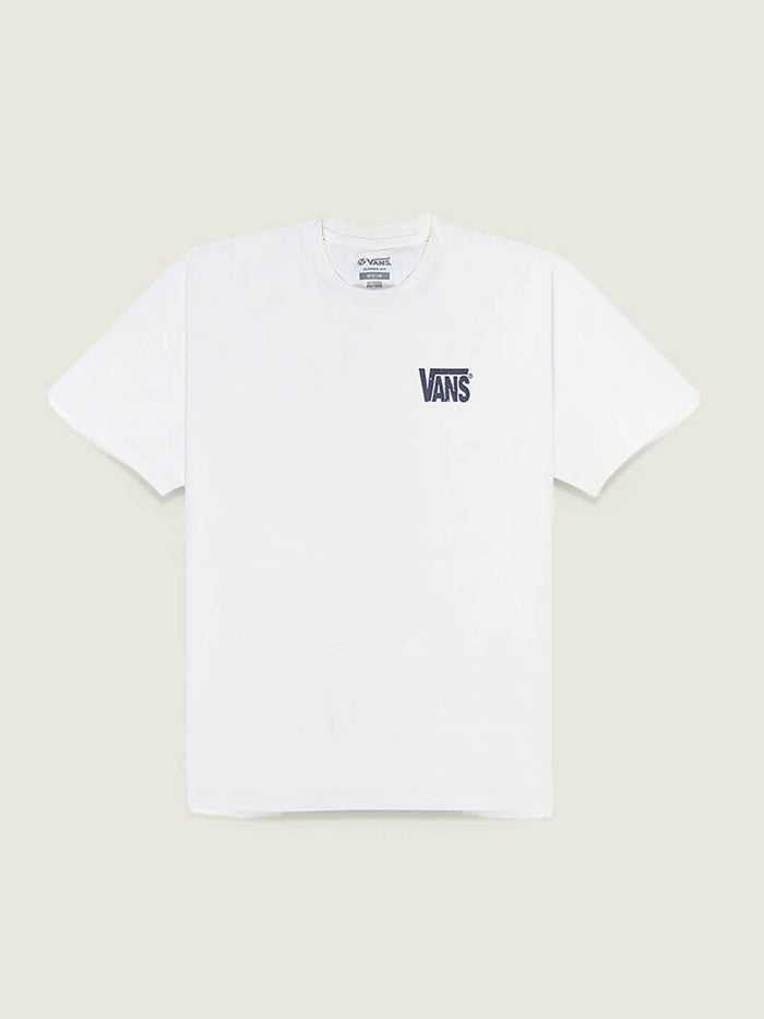 Polera M/C Hombre Outline Hybrid Te Blanco Vans