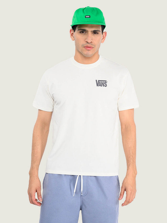 Polera M/C Hombre Outline Hybrid Te Blanco Vans