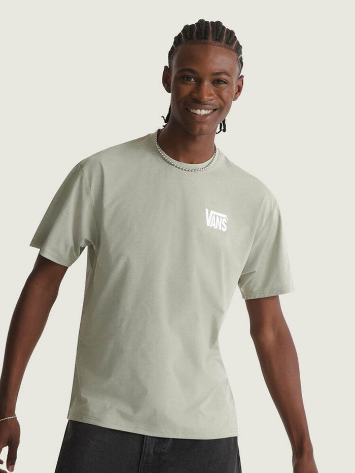Polera M/C Hombre Outline Hybrid Te Beige/Crudo Vans