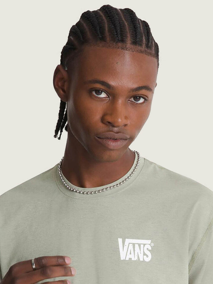 Polera M/C Hombre Outline Hybrid Te Beige/Crudo Vans