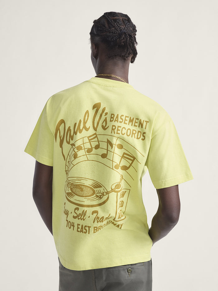 Polera M/C Hombre Paul Amarillo Vans