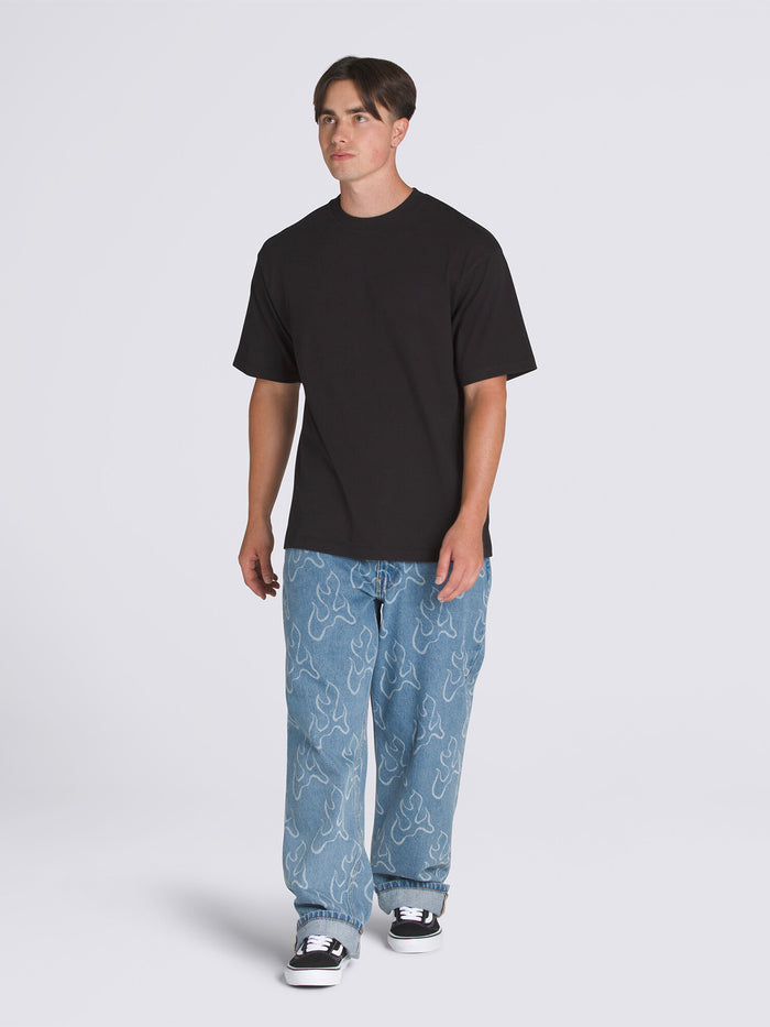 Polera M/C Hombre Premium SS Negro Vans