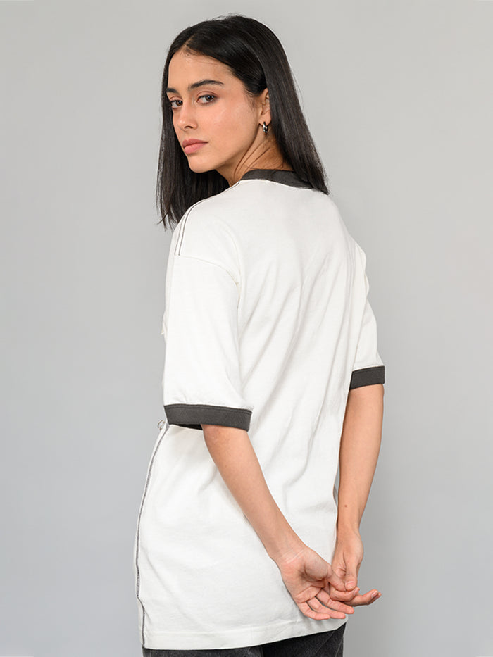 Polera M/C Hombre Skate Mike G Snake Blanco Vans