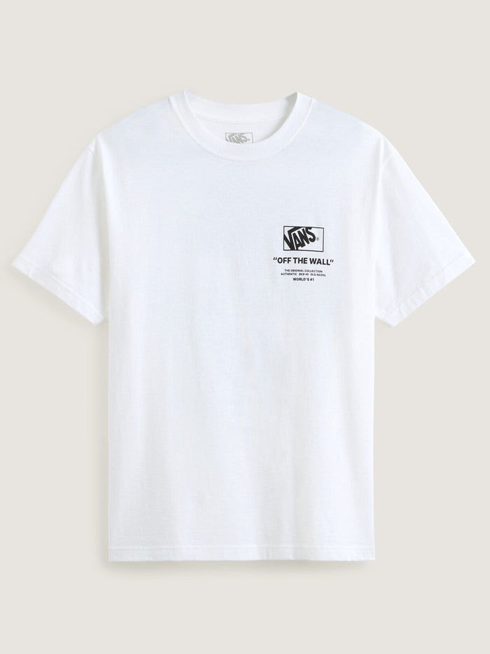 Polera M/C Hombre Stacked Hi Tee Blanco Vans