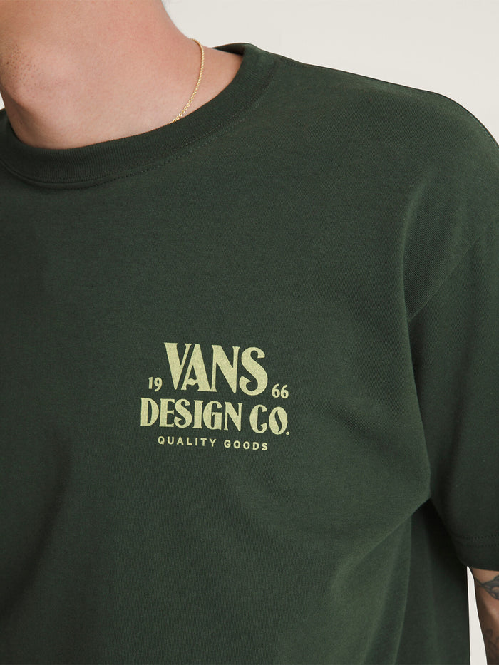Polera M/C Hombre Vans Hov Verde Vans