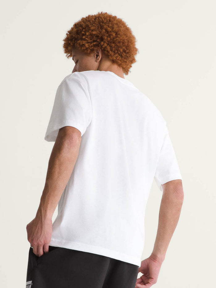 Polera M/C Hombre Wave Check Tee Blanco Vans