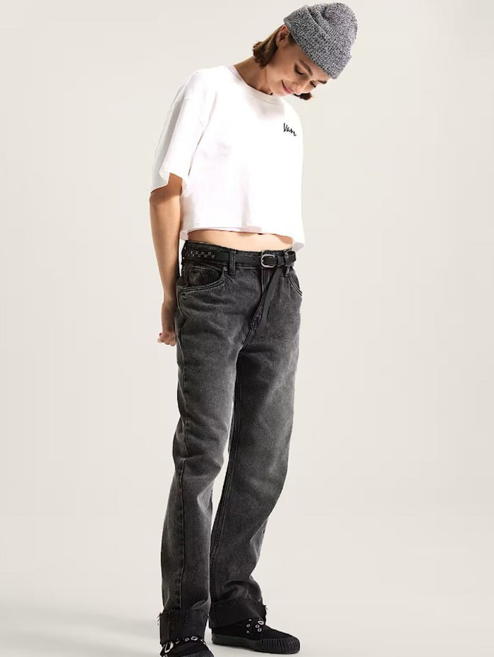 Polera M/C Mujer Classic Script Blanco Vans